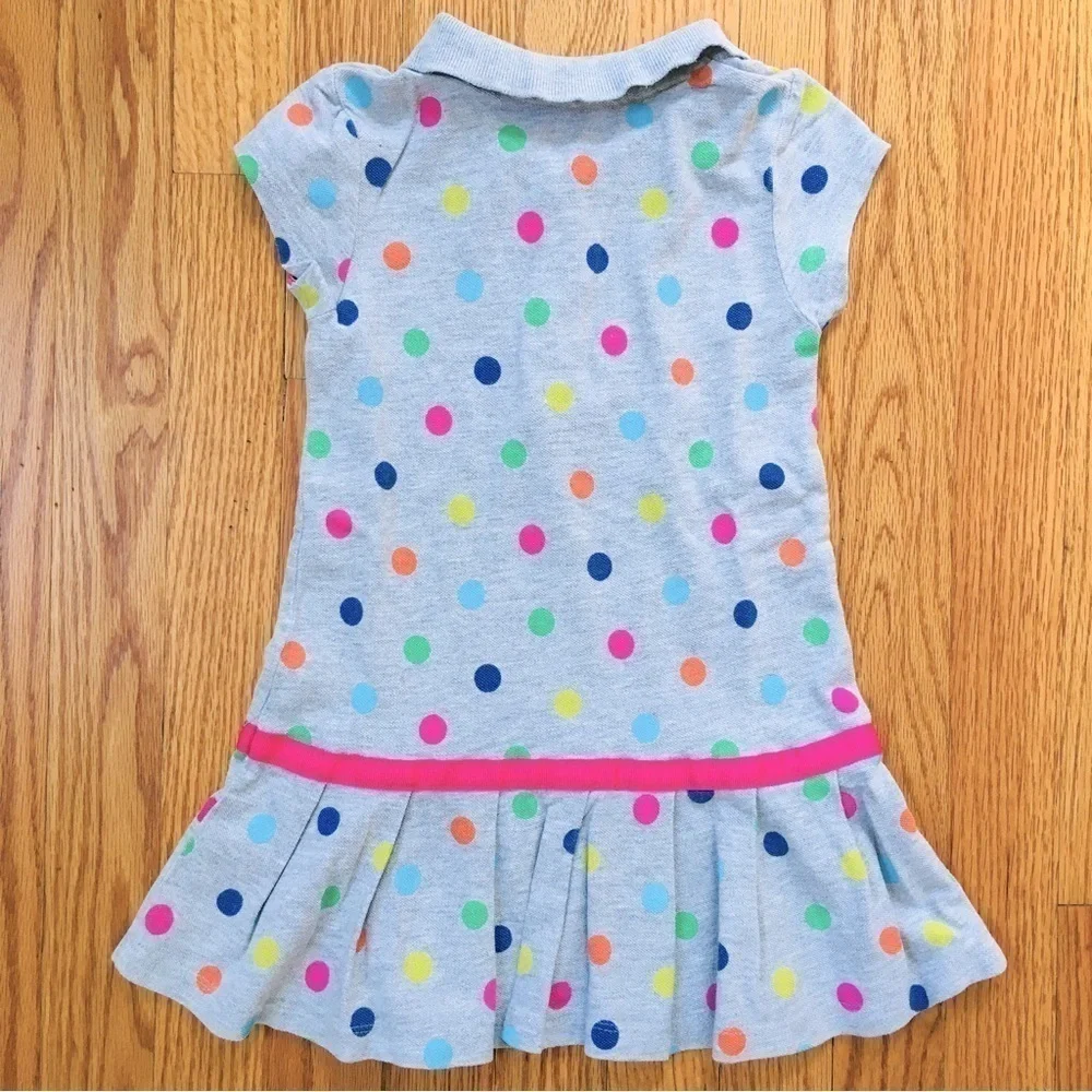 Carter's Toddler Little Girls Polka Dots Short Sleeve Dress